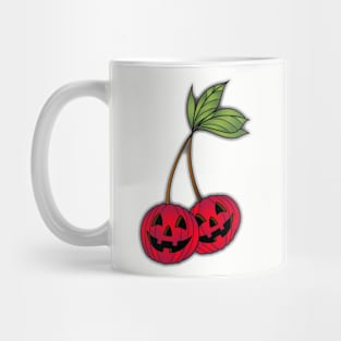 Pumpkin Cherries Mug